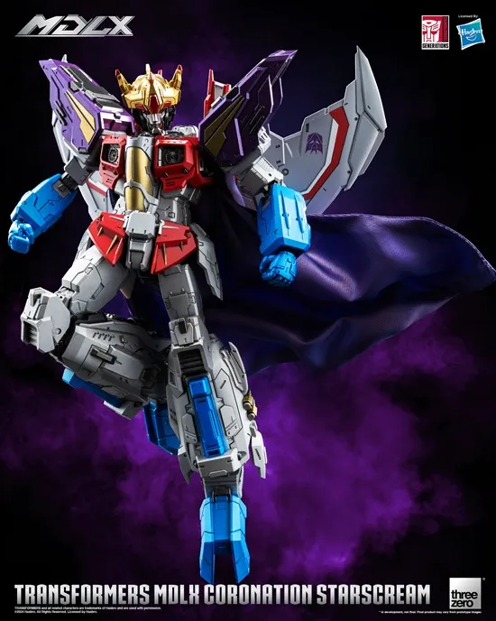 Coronation Starscream MDLX Scale Collectible Figure | Transformers | Threezero