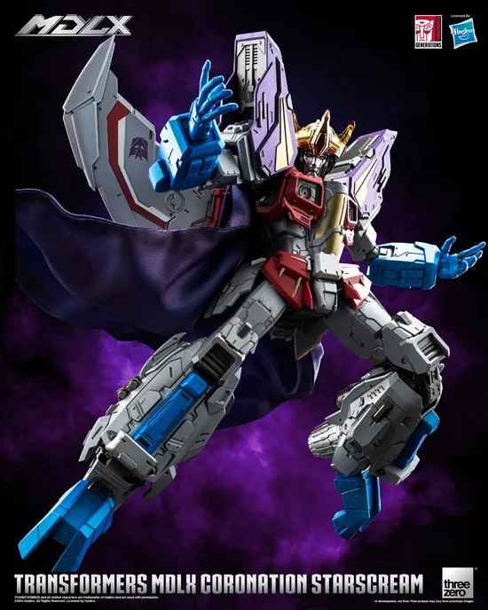 Coronation Starscream MDLX Scale Collectible Figure | Transformers | Threezero
