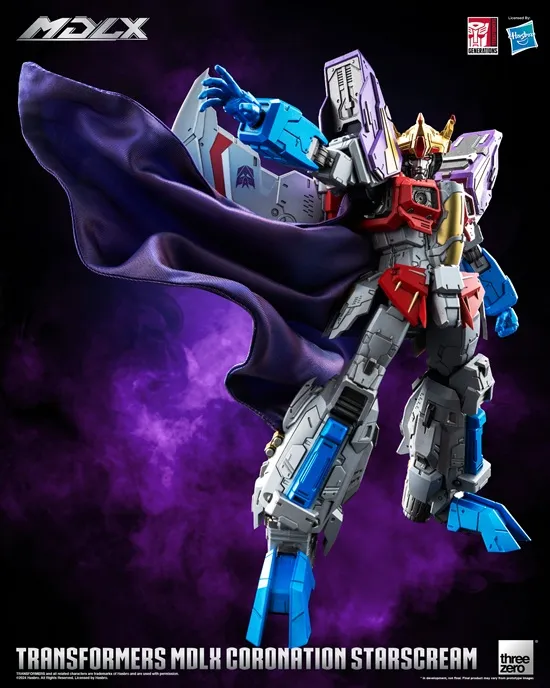 Coronation Starscream MDLX Scale Collectible Figure | Transformers | Threezero