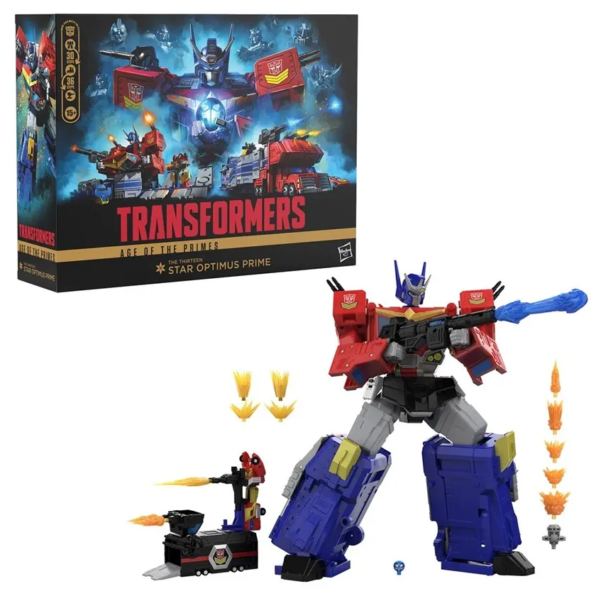 The Thirteen Star Optimus Prime Titan Class | Transformers: Age of the Primes | Hasbro, Takara Tomy