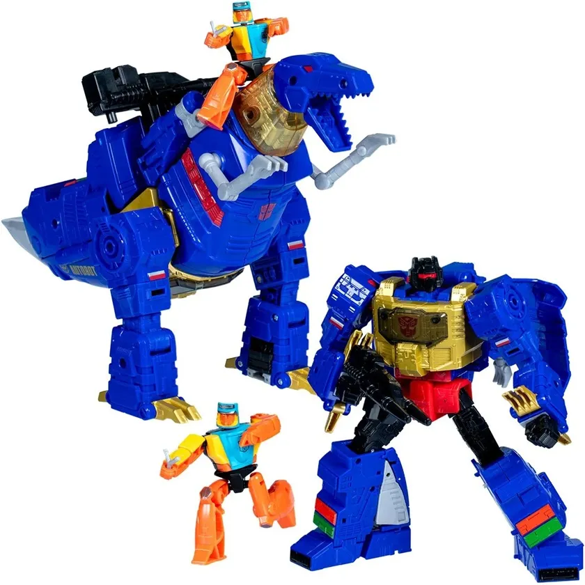 G2 Universe Grimlock with Autobot Wheelie Leader Class | Transformers: Age of the Primes | Hasbro, Takara Tomy