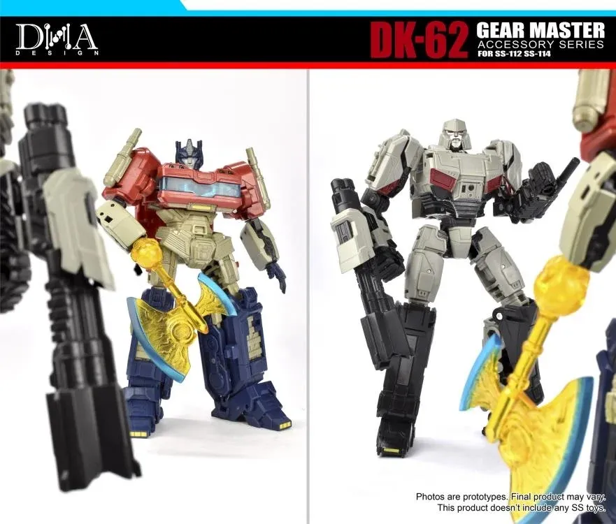 DK-62 Upgrade Kit for Transformers: One Deluxe SS-112 Optimus Prime and Deluxe SS-114 Megatron | Dna Design | Upgrade Kit