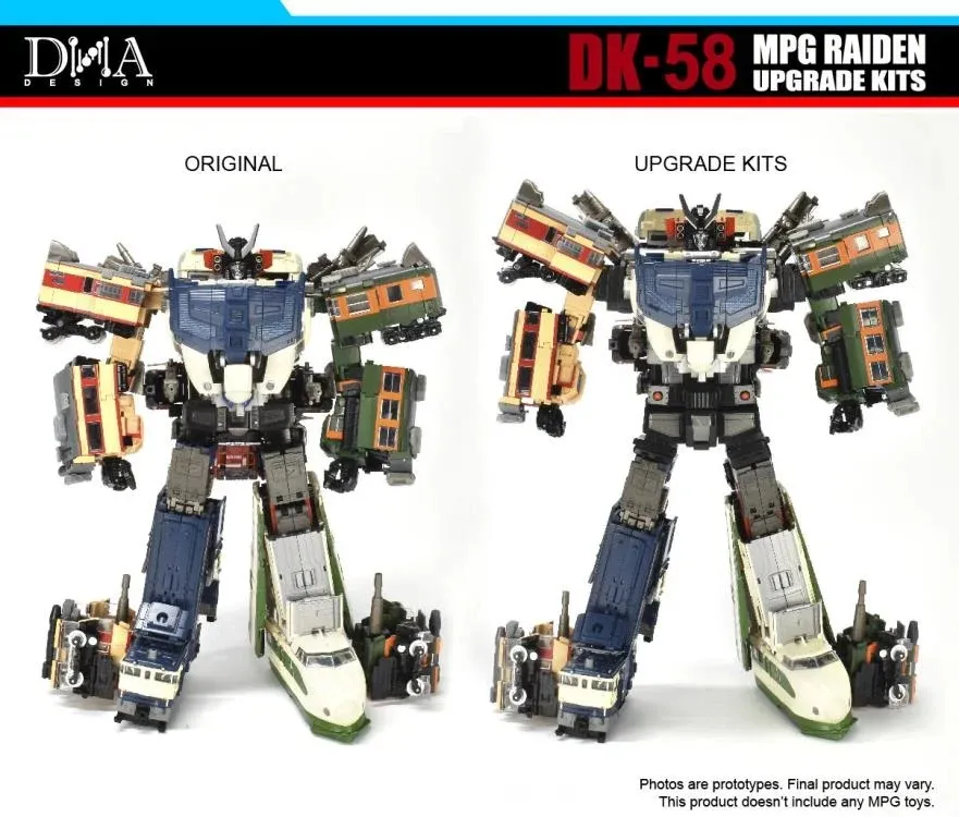 DK-58 Upgrade Kit for Transformers MPG Raiden Combiner | Dna Design | Upgrade Kit