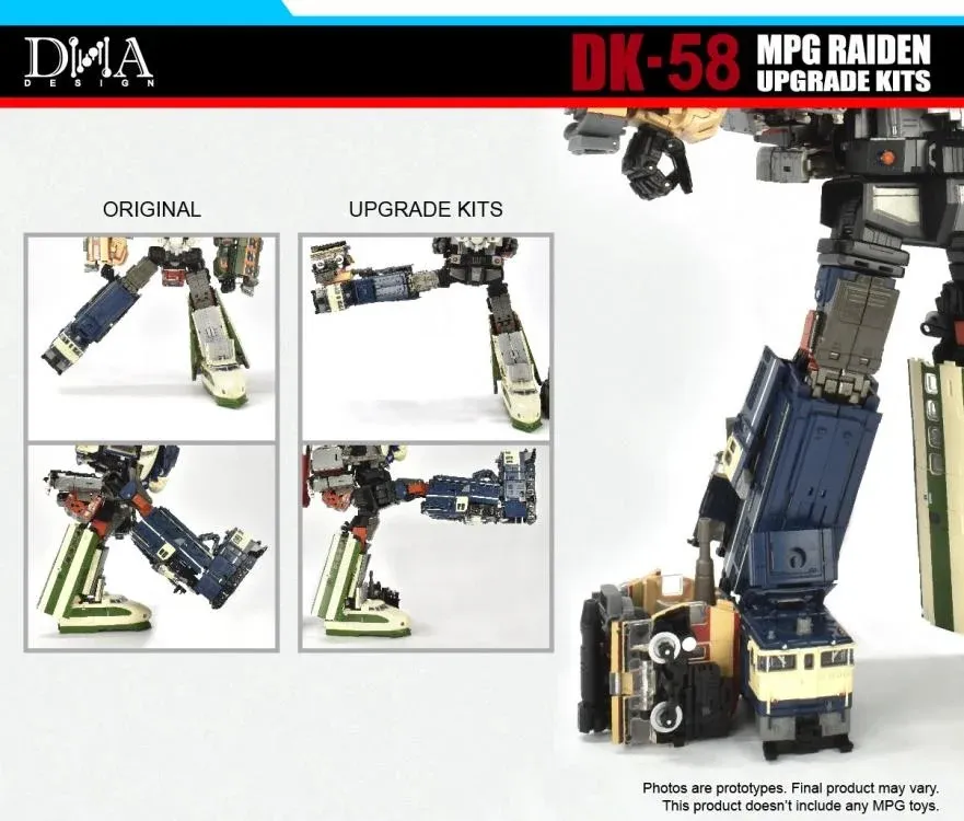 DK-58 Upgrade Kit for Transformers MPG Raiden Combiner | Dna Design | Upgrade Kit