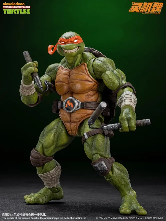 Michelangelo 1/12 Scale | Teenage Mutant Ninja Turtles | LingJiHun