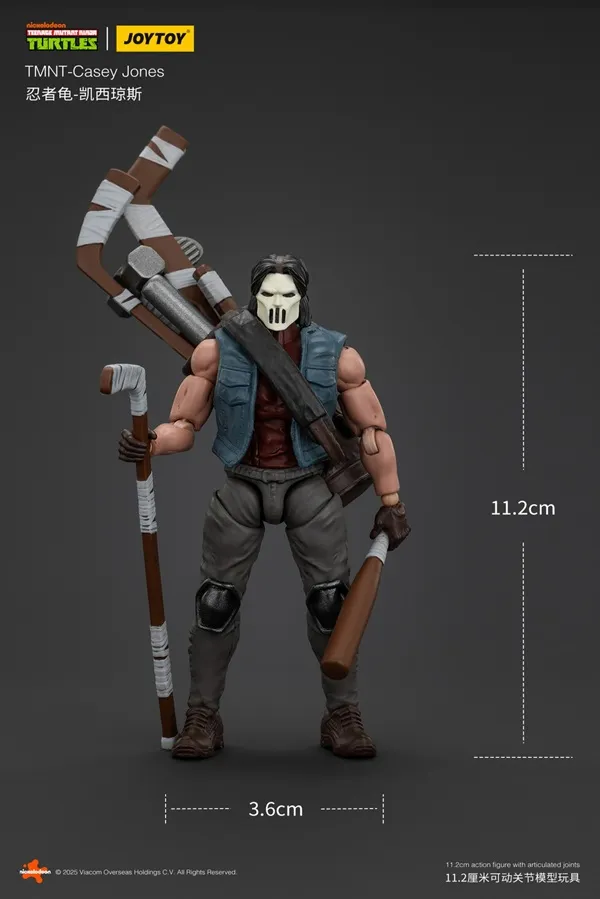 Casey Jones 1/18 Scale | Teenage Mutant Ninja Turtles | Joy Toy