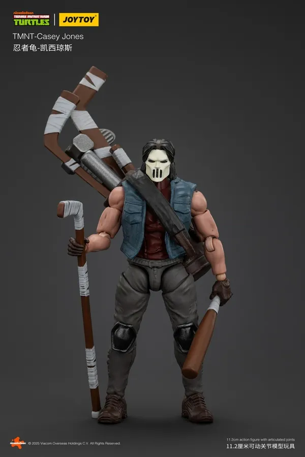 Casey Jones 1/18 Scale | Teenage Mutant Ninja Turtles | Joy Toy