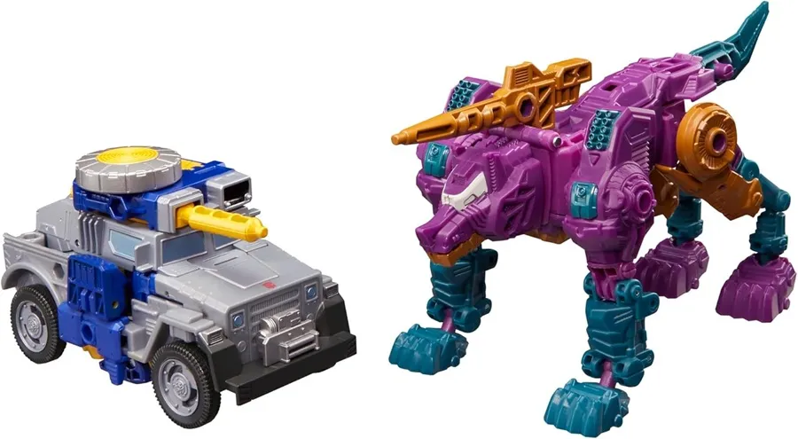 Fisitron and Carnivac Set of 2 Deluxe Class | Transformers: Age of the Primes Wreck 'n Doom Collection | Hasbro, Takara Tomy