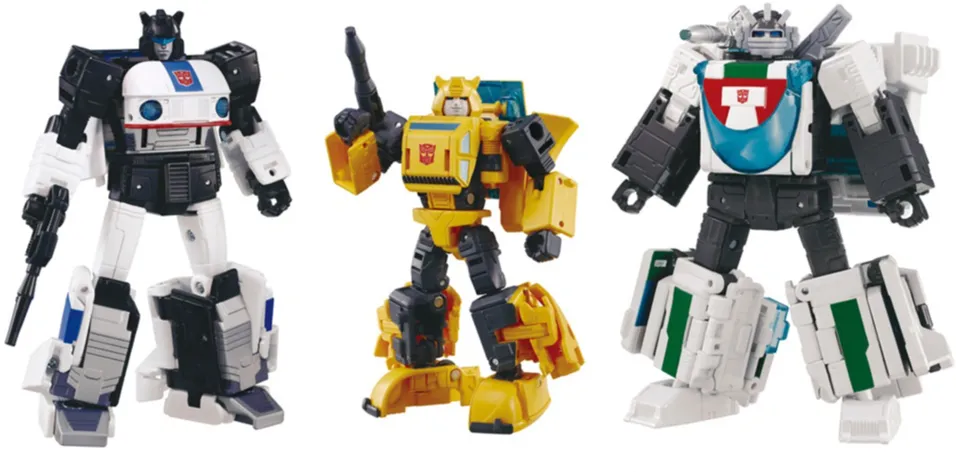 Cybertron Chase Set of 3 Premium Finish | Transformers Dramatic Capture