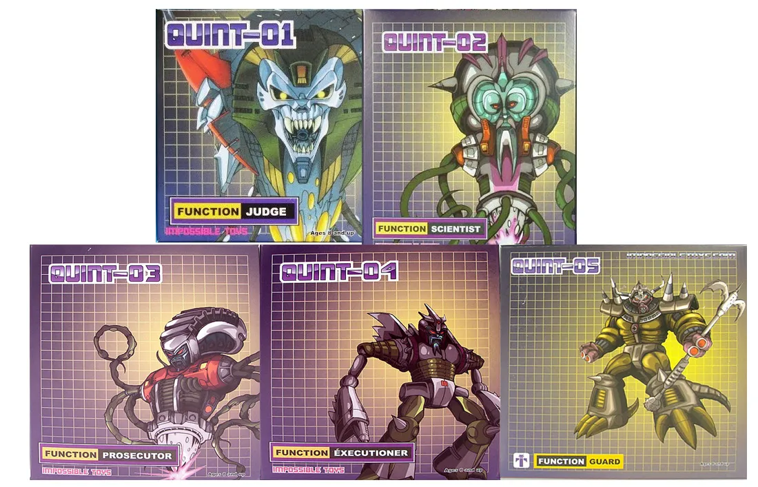 Quint-01 to Quint-05 Set of 5 | Impossible Toys