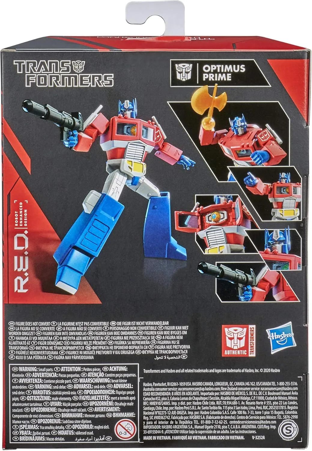 OPTIMUS 6-Inch Scale | R.E.D. [Robot Enhanced Design] | Transformers Generations