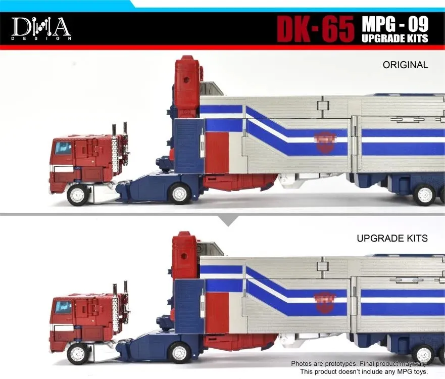 DK-65 Upgrade Kit for Transformers Masterpiece G MPG-09 Super Ginrai | Dna Design | Upgrade Kit
