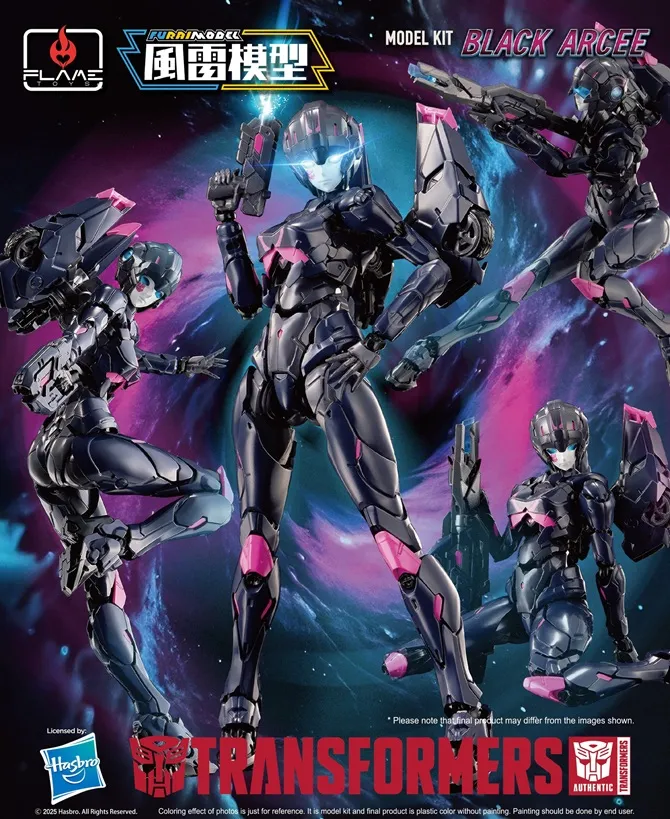 39 Black Arcee | Transformers Furai Model | Flame Toys