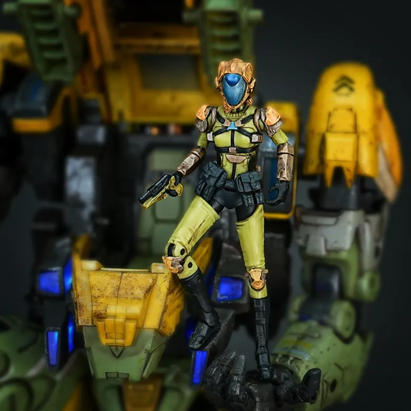 DX-07 Aria Bladeheart EXO-Valcrian 1/18 Scale | Mecha Project | Fresh Retro