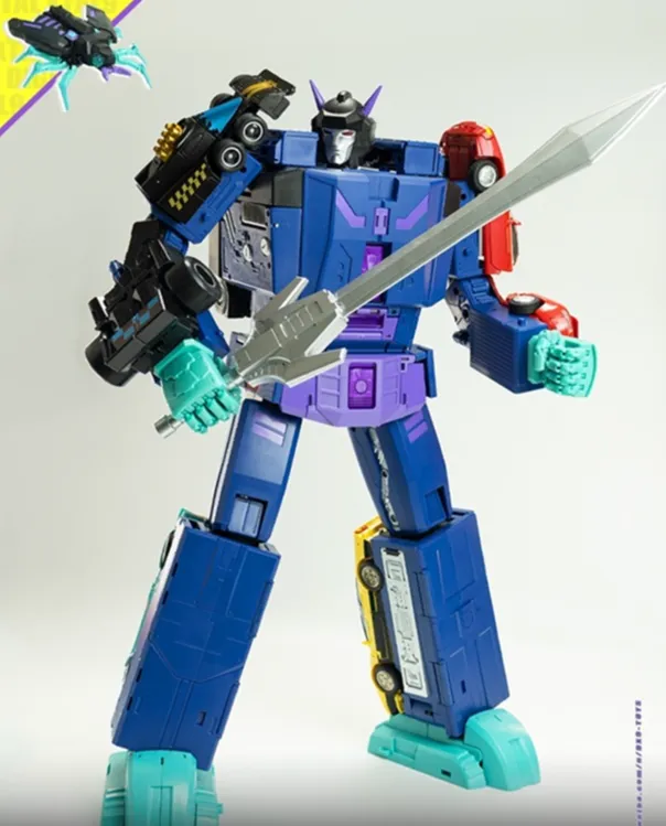 Attila Combiner Set of 5 G2 Color Version | DX9 Toys Attila Combiner