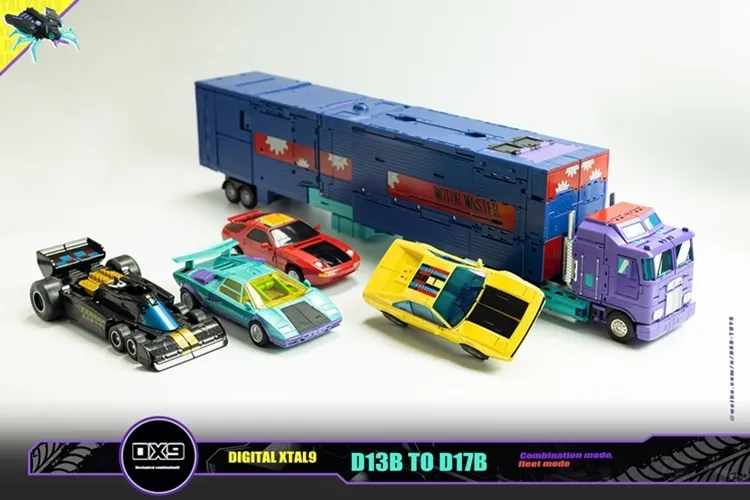 Attila Combiner Set of 5 G2 Color Version | DX9 Toys Attila Combiner