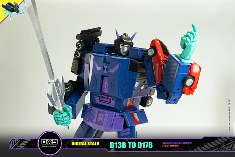 Attila Combiner Set of 5 G2 Color Version | DX9 Toys Attila Combiner