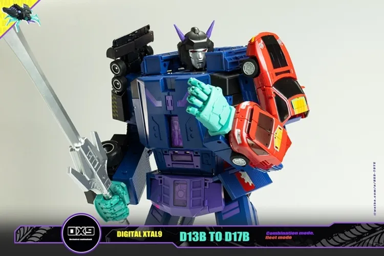 Attila Combiner Set of 5 G2 Color Version | DX9 Toys Attila Combiner