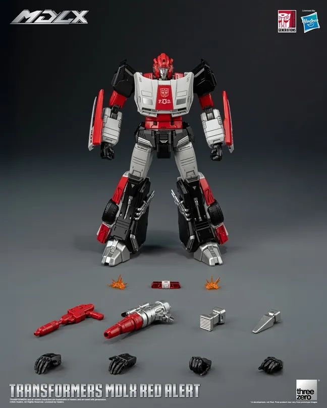 Red Alert MDLX Scale Collectible Figure | Transformers | Threezero