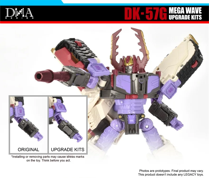 DK-57G Upgrade Kit for Transformers: Legacy United Leader Armada Universe Galvatron | DNA Design