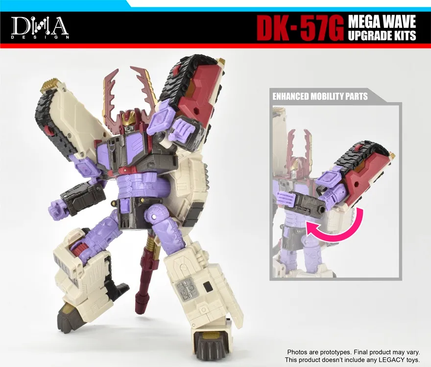 DK-57G Upgrade Kit for Transformers: Legacy United Leader Armada Universe Galvatron | DNA Design