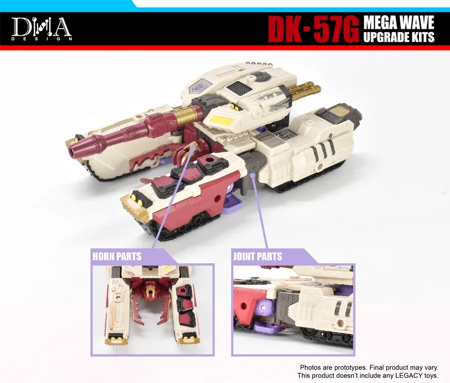 DK-57G Upgrade Kit for Transformers: Legacy United Leader Armada Universe Galvatron | DNA Design