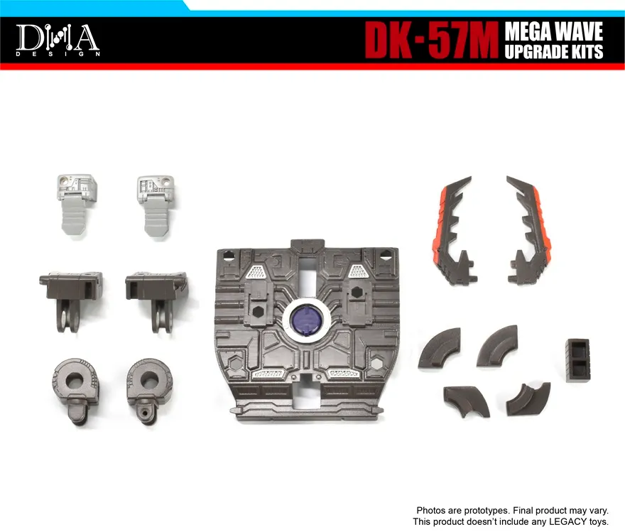 DK-57M Upgrade Kit for Transformers: Legacy United Titan Armada Universe Tidal Wave and Leader Armada Universe Galvatron | Dna Design | Upgrade Kit