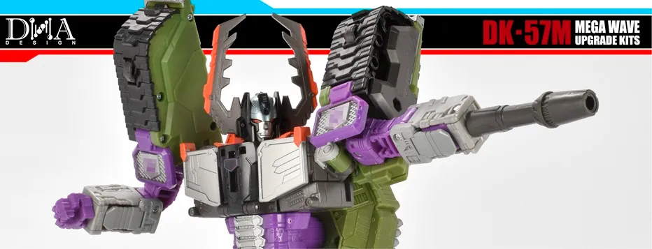 DK-57M Upgrade Kit for Transformers: Legacy United Titan Armada Universe Tidal Wave and Leader Armada Universe Galvatron | Dna Design | Upgrade Kit