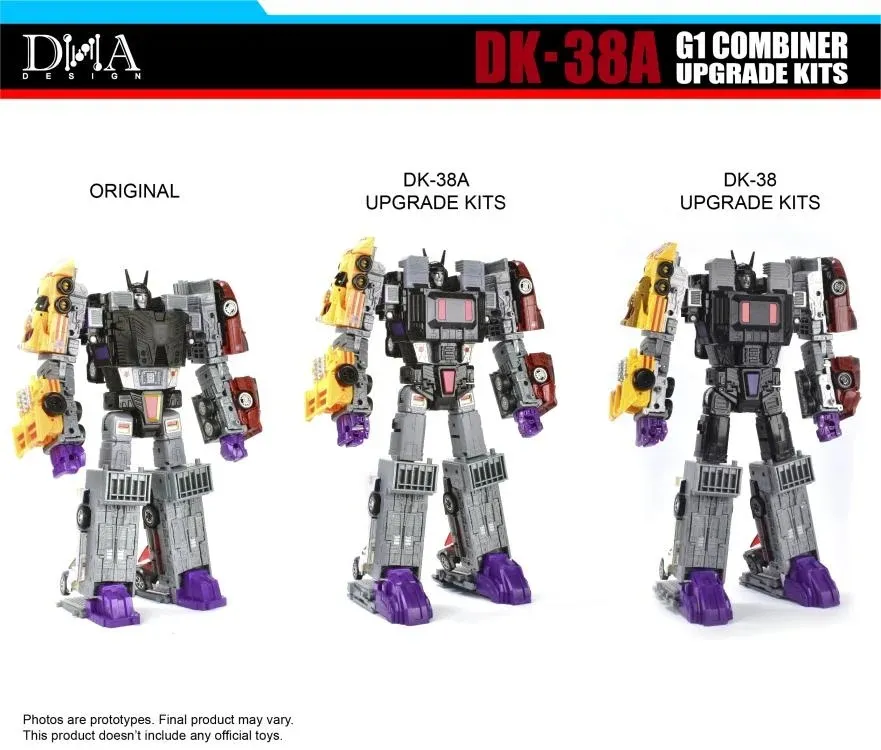DK-38A Upgrade Kit for Transformers Legacy Motormaster and Menasor | Dna Design | Upgrade Kit