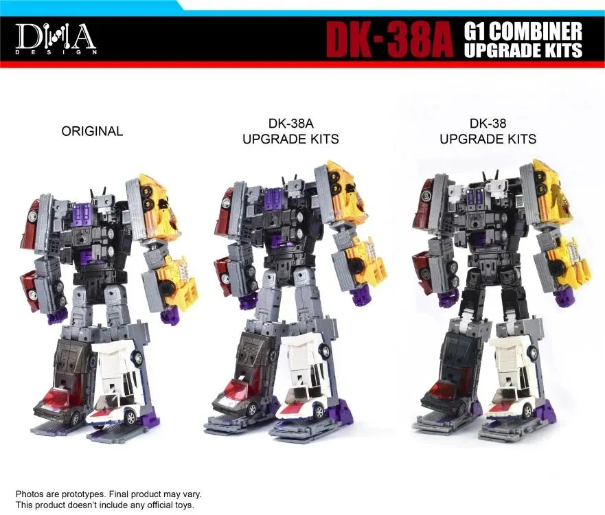 DK-38A Upgrade Kit for Transformers Legacy Motormaster and Menasor | Dna Design | Upgrade Kit