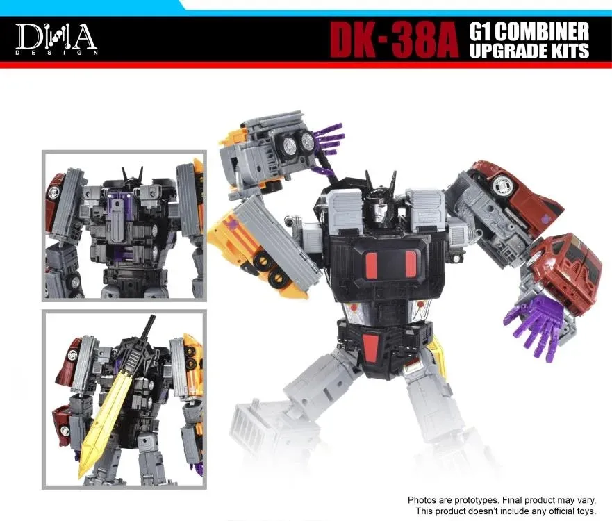 DK-38A Upgrade Kit for Transformers Legacy Motormaster and Menasor | Dna Design | Upgrade Kit