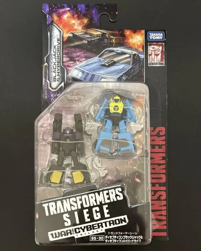 SG-30 Decepticon Sports Car Patrol 2-Pack Blackjack and Hyperdrive Micromaster Scale | Transformers Generations War for Cybertron Siege Chapter