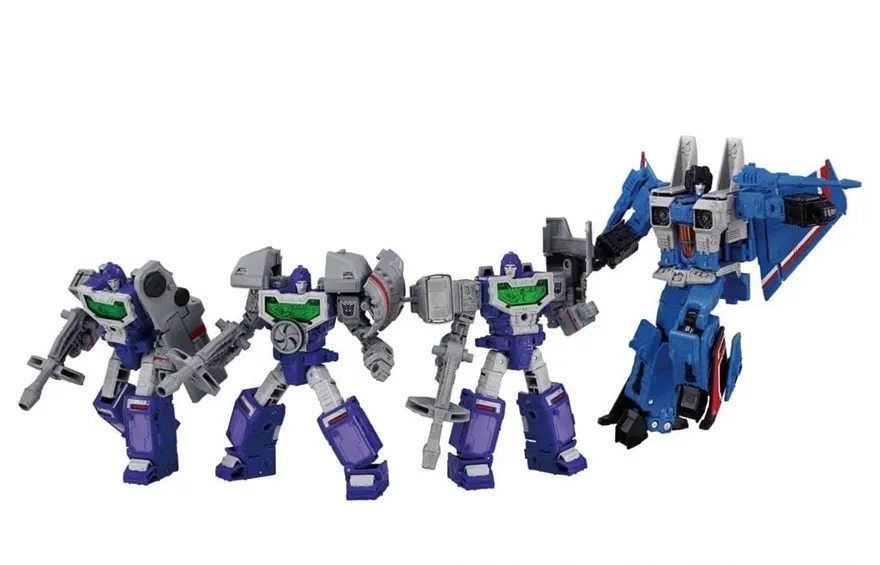 Decepticons Part 1 Set of 4 Premium Finish | Transformers Dramatic Capture