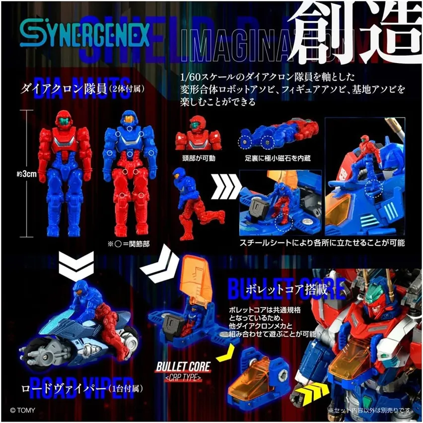 Shield-D-Prime Synergenex Series | Zoids x Diaclone | Transformers T-Spark