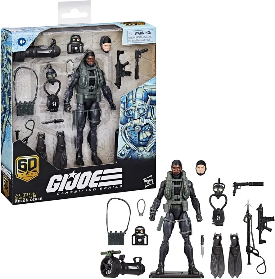 Recon Diver 6-Inch Scale | G.I. Joe Classified Series 60th Anniversary Action Sailor