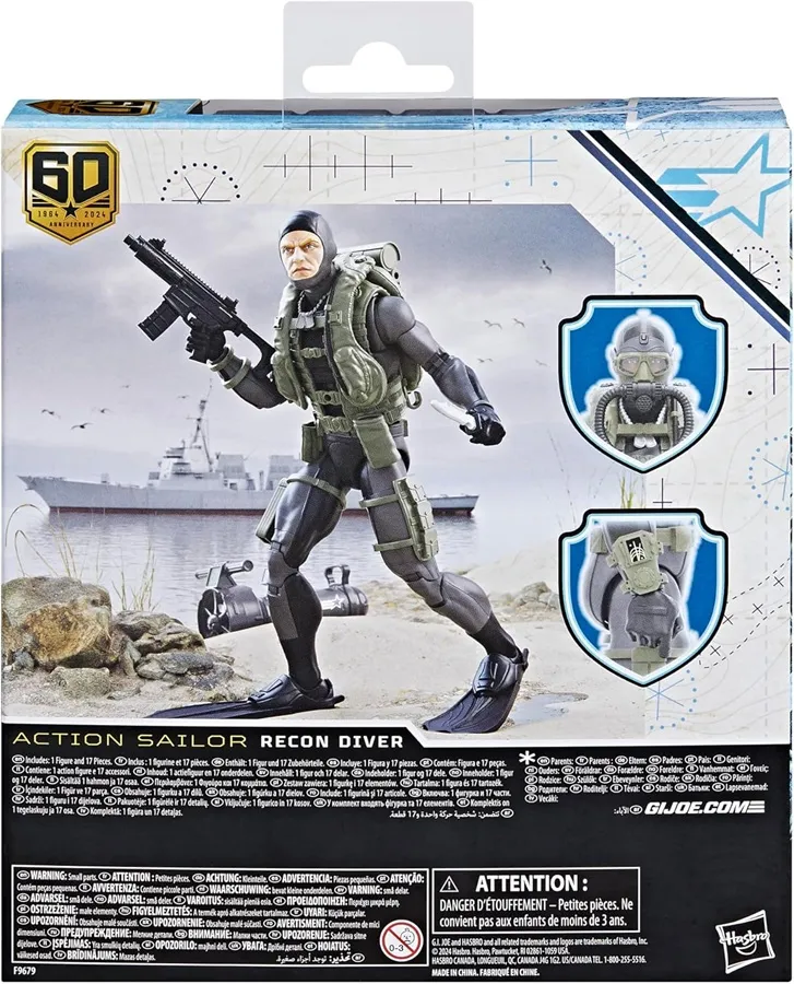 Recon Diver 6-Inch Scale | G.I. Joe Classified Series 60th Anniversary Action Sailor
