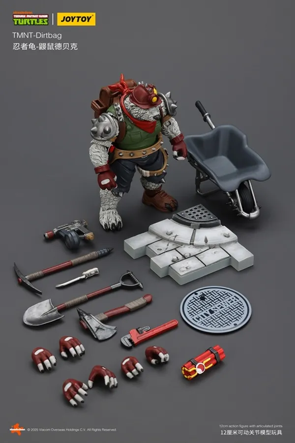 Dirtbag 1/18 Scale | Teenage Mutant Ninja Turtles | Joy Toy