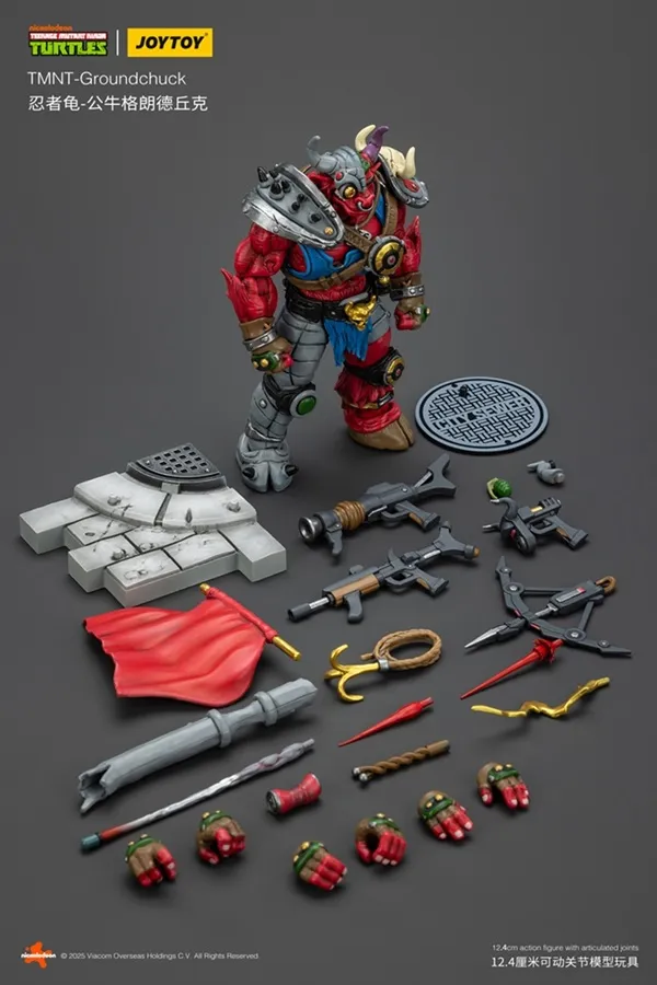 Groundchuck 1/18 Scale | Teenage Mutant Ninja Turtles | Joy Toy