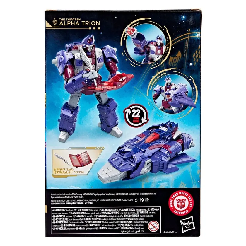 The Thirteen Alpha Trion Voyager Class | Transformers: Age of the Primes | Hasbro, Takara Tomy
