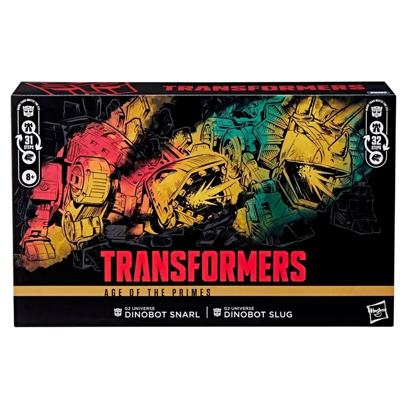 G2 Universe Dinobot Snarl and Dinobot Slug Set of 2 Leader Class | Transformers: Age of the Primes | Hasbro, Takara Tomy
