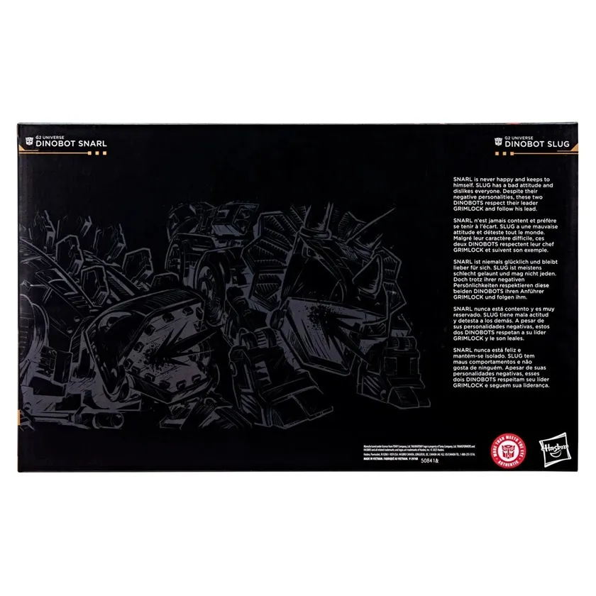 G2 Universe Dinobot Snarl and Dinobot Slug Set of 2 Leader Class | Transformers: Age of the Primes | Hasbro, Takara Tomy