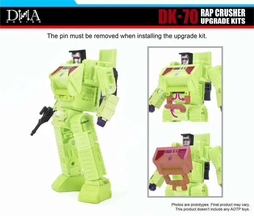 DK-70 Upgrade Kit for Transformers Studio Series Bonecrusher and Scrapper | DNA Design