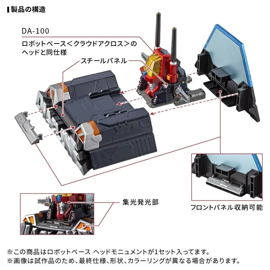 DA-116 Robot Base Head Monument | Diaclone Reboot