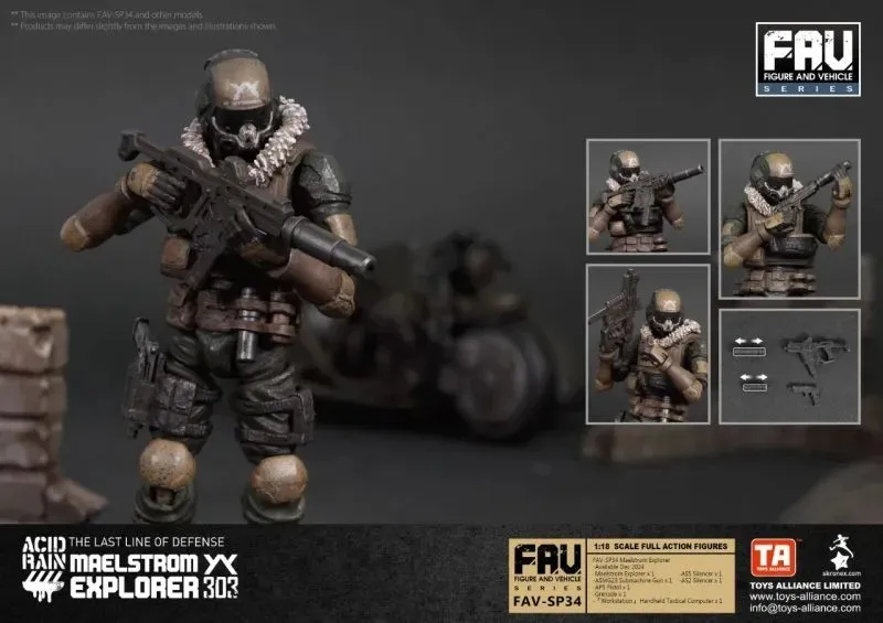 FAV-SP34 Maelstrom Explorer SDCC 2025 Exclusive 1:18 Scale | Acid Rain FAV