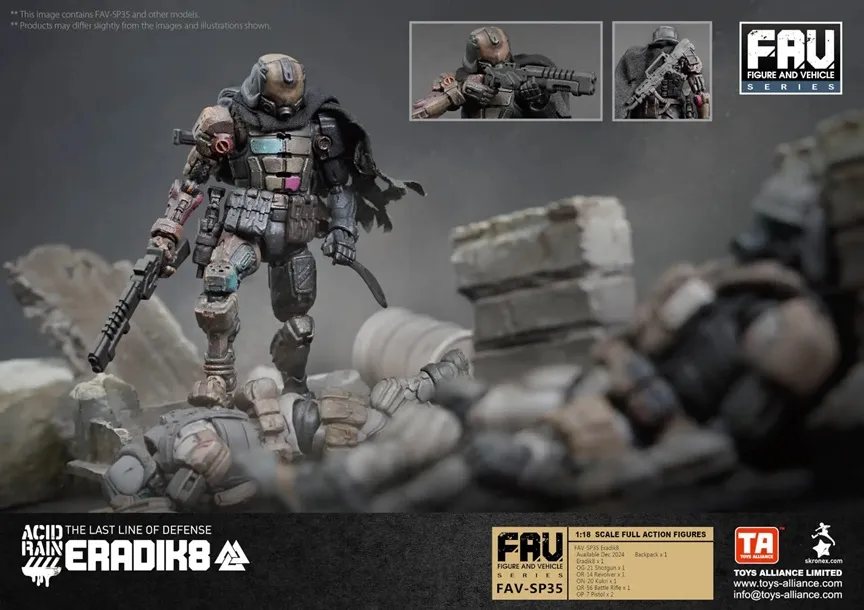 FAV-SP35 Eradik8 SDCC 2025 Exclusive 1:18 Scale | Acid Rain FAV