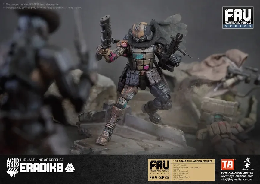 FAV-SP35 Eradik8 SDCC 2025 Exclusive 1:18 Scale | Acid Rain FAV