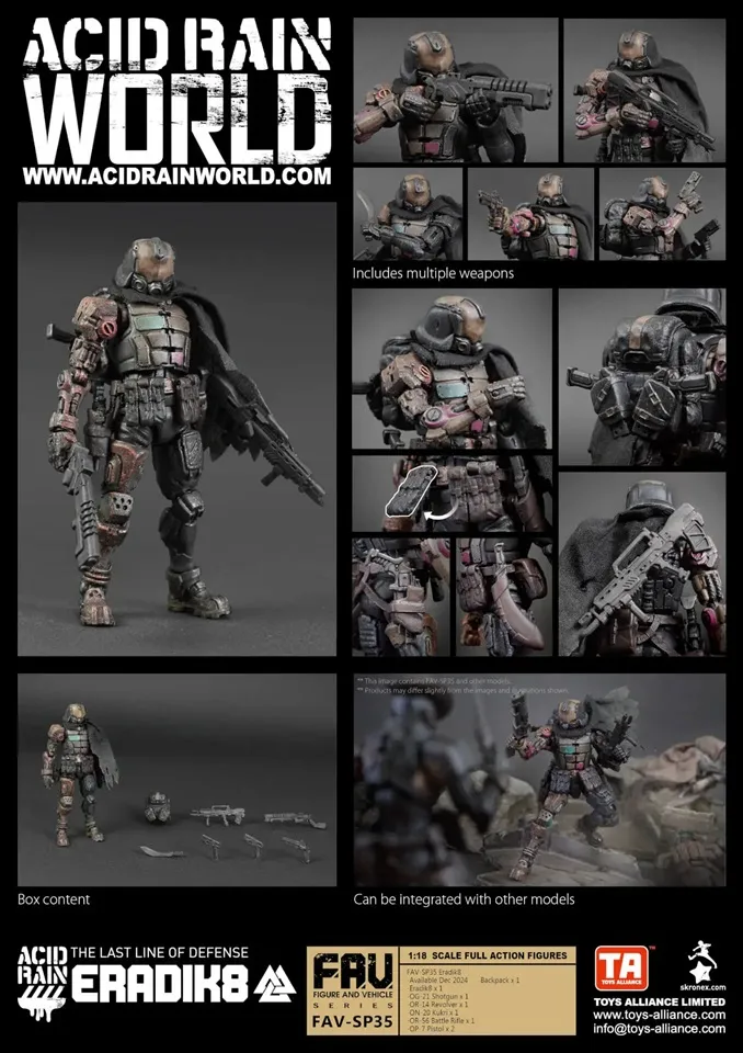 FAV-SP35 Eradik8 SDCC 2025 Exclusive 1:18 Scale | Acid Rain FAV