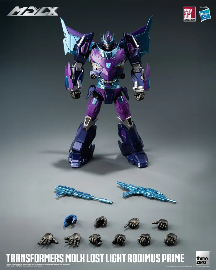 Lost Light Rodimus Prime SDCC 2025 Exclusive MDLX Scale Collectible Figure | Transformers: Lost Light | threezero