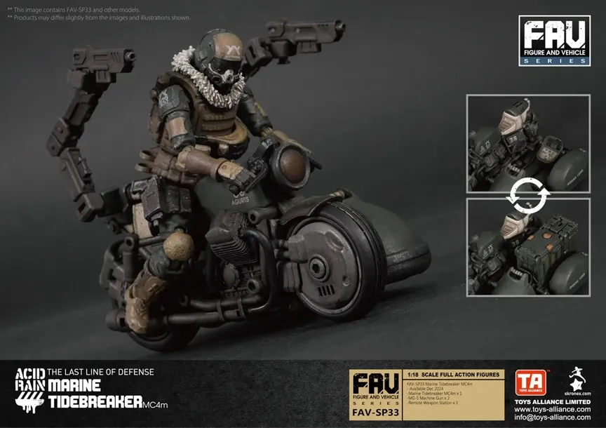 FAV-SP33 Marine Tidebreaker MC4m SDCC 2025 Exclusive 1:18 Scale | Acid Rain FAV