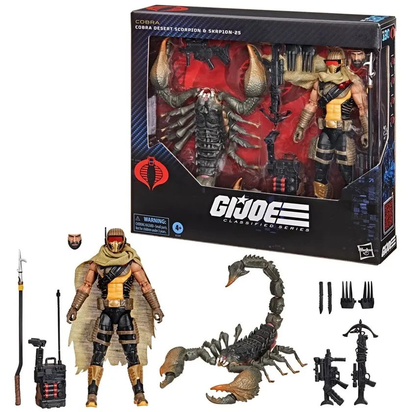 Cobra Desert Scorpion and SKRP10N-25 6-Inch Scale | G.I. Joe Classified Series #180